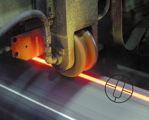 図 1 ワイヤが測定フィールド内で振動している限り、正確な測定が可能です。